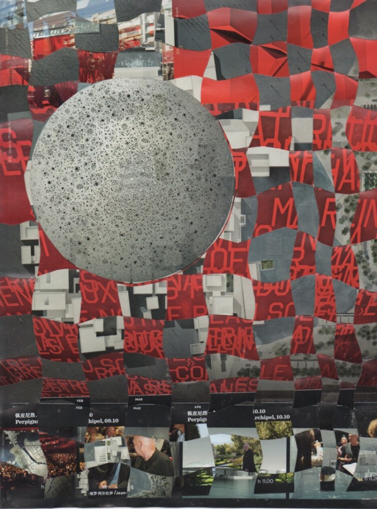 Architettura e arte unite in un intreccio visivo unico. Architecture and art united in a unique visual weave.