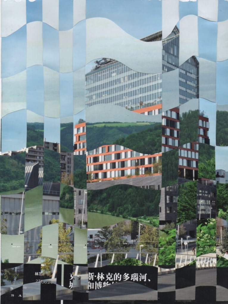 Visione intrecciata di un palazzo, tra memoria e design. Interwoven vision of a building, between memory and design.